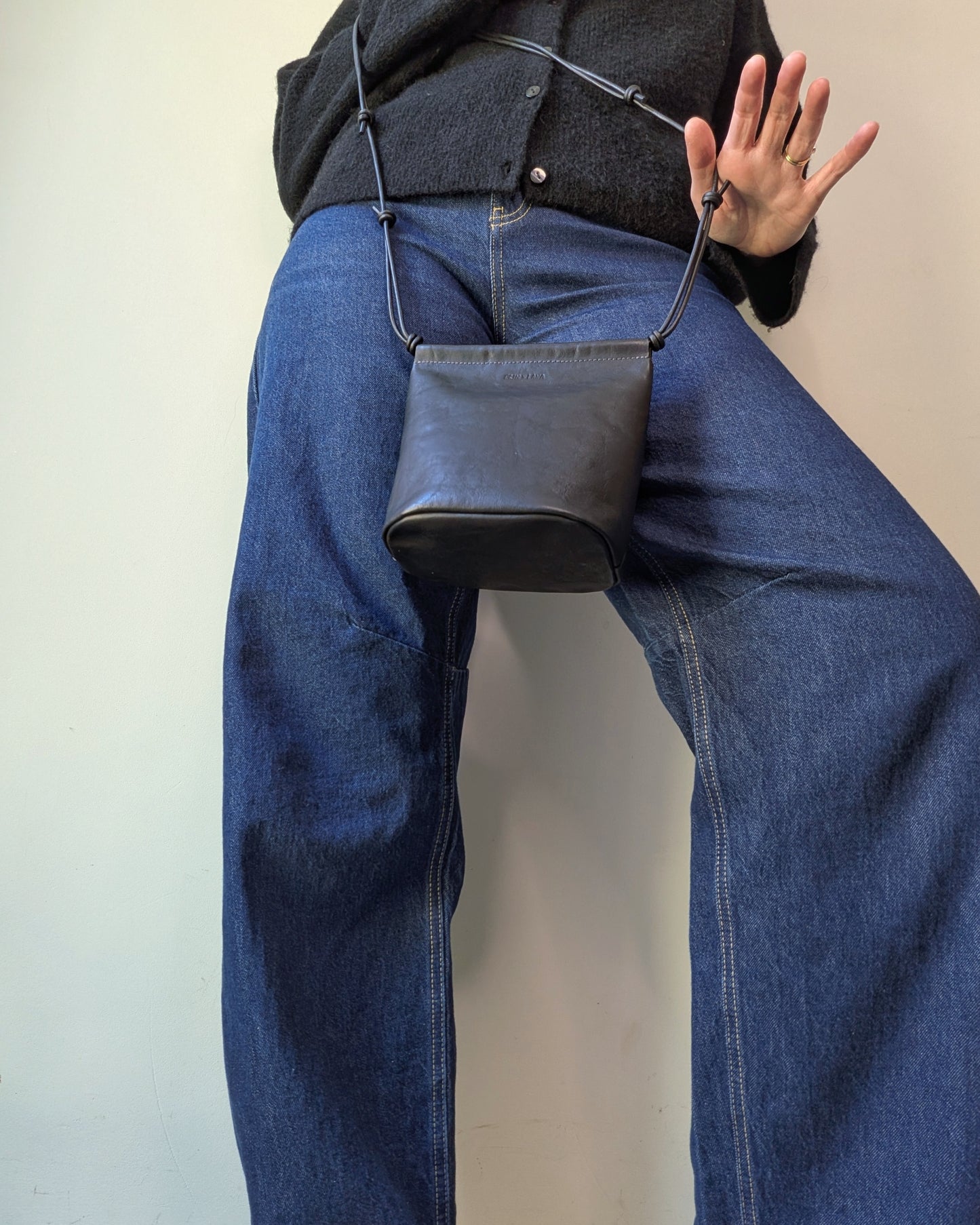 Mini bucket bag - Black