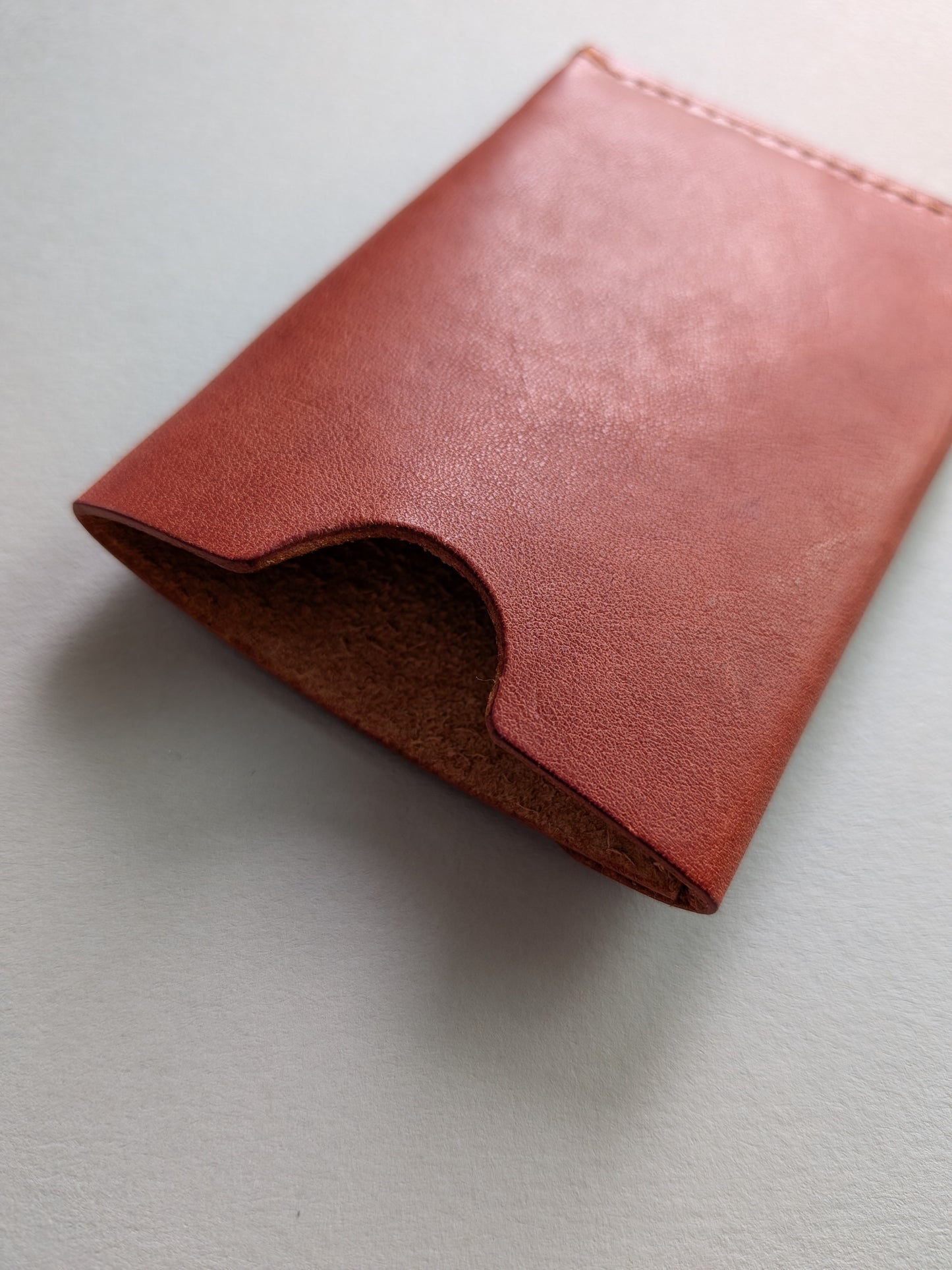 Folded Card Holder - Brandy