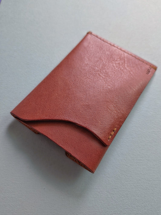 Folded Card Holder - Brandy